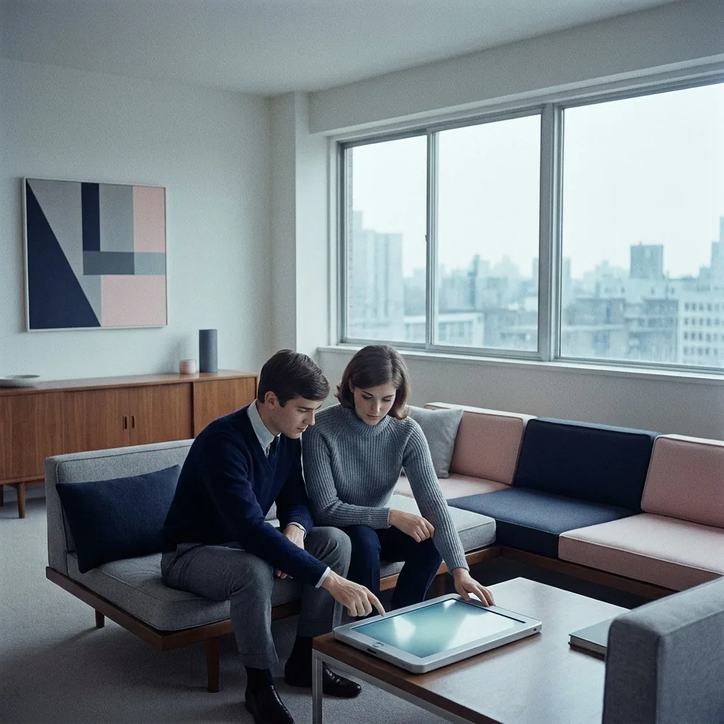 Couple at home