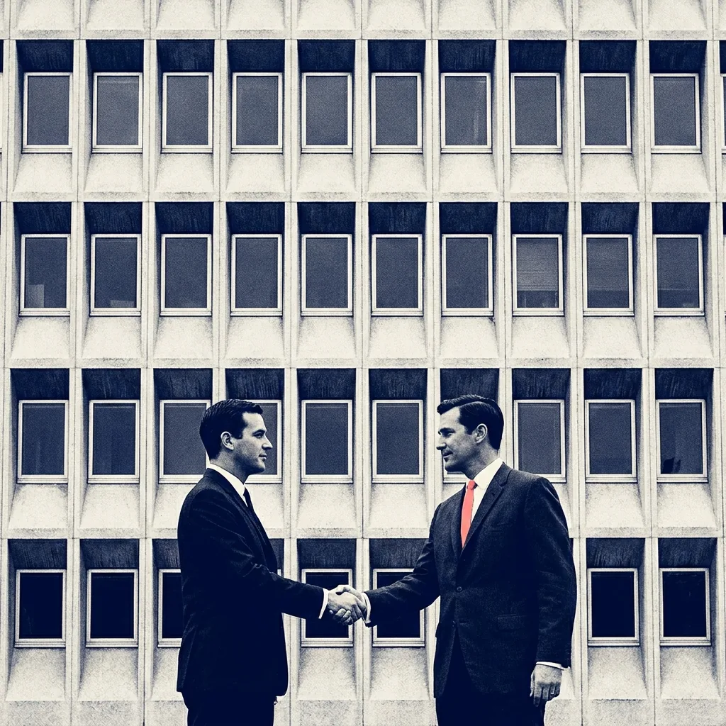 Partners shaking hands